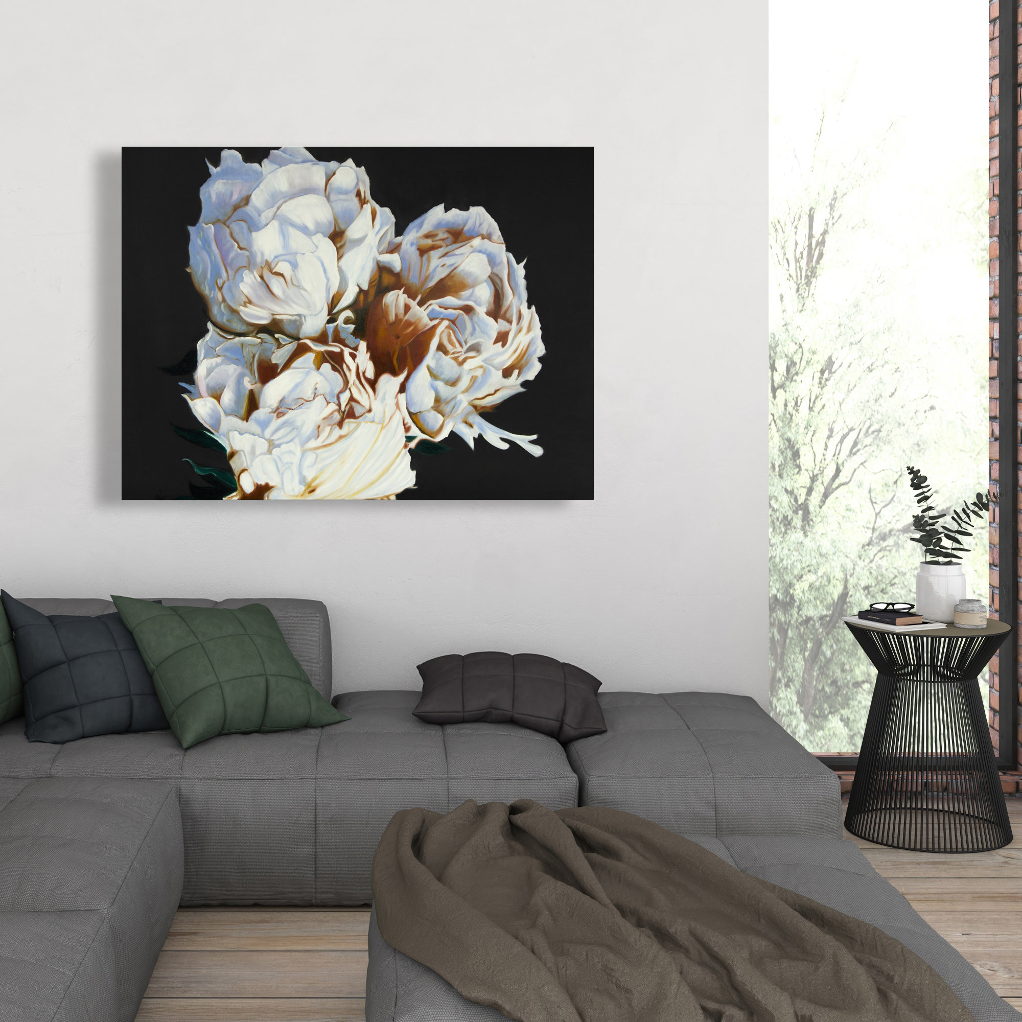 Begin Edition International Inc. Blooming Peonies - Hyperrealist Canvas